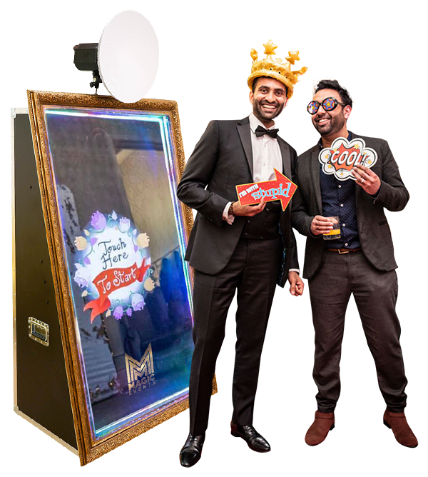 Ultimate Photo Booth for Events in Atlanta & Fayetteville 2025 1 Magic Mirror Photo Booth with guests